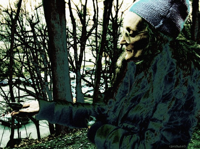 La mésange et la dame