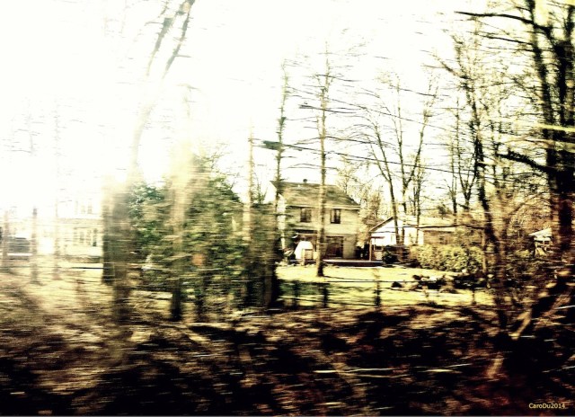 ASSISE J'ÉTAIS DANS UN TRAIN DE BANLIEUE - Le 17 avril, dans les Basses-Laurentides.