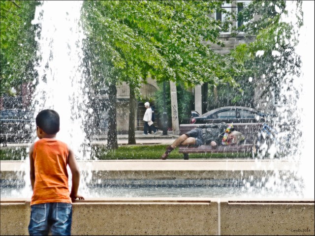 SIESTE - Au parc des Faubourgs, Montréal, Juillet 2014