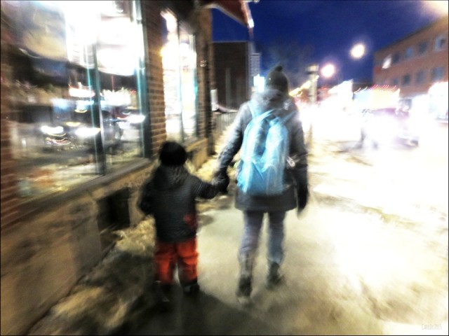 ON RENTRE À LA MAISON - Rue Beaubien, Montréal - Janvier 2015